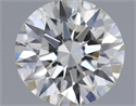 Natural Diamond 0.41 Carats, Round with Excellent Cut, J Color, VS1 Clarity and Certified by GIA