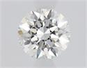 Natural Diamond 0.50 Carats, Round with Excellent Cut, J Color, VS1 Clarity and Certified by GIA