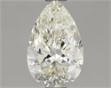 Natural Diamond 1.03 Carats, Pear with  Cut, J Color, VVS1 Clarity and Certified by IGI