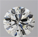 Natural Diamond 7.11 Carats, Round with Excellent Cut, I Color, VVS1 Clarity and Certified by IGI