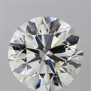 Picture of Natural Diamond 7.11 Carats, Round with Excellent Cut, I Color, VVS1 Clarity and Certified by IGI