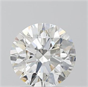 Natural Diamond 1.70 Carats, Round with Excellent Cut, G Color, SI1 Clarity and Certified by GIA