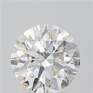 Picture of Natural Diamond 1.70 Carats, Round with Excellent Cut, G Color, SI1 Clarity and Certified by GIA