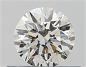 Natural Diamond 0.40 Carats, Round with Excellent Cut, H Color, VVS2 Clarity and Certified by GIA