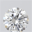 Natural Diamond 0.43 Carats, Round with Excellent Cut, F Color, VS1 Clarity and Certified by GIA