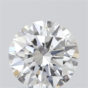 Picture of Natural Diamond 0.43 Carats, Round with Excellent Cut, F Color, VS1 Clarity and Certified by GIA