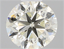 Natural Diamond 0.40 Carats, Round with Very Good Cut, K Color, VS1 Clarity and Certified by IGI