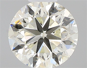 Picture of Natural Diamond 0.40 Carats, Round with Very Good Cut, K Color, VS1 Clarity and Certified by IGI