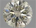 Natural Diamond 0.50 Carats, Round with Excellent Cut, J Color, SI1 Clarity and Certified by IGI