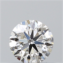 Natural Diamond 0.40 Carats, Round with Very Good Cut, I Color, VVS1 Clarity and Certified by GIA