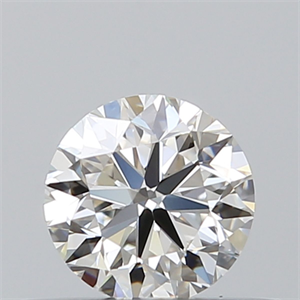 Picture of Natural Diamond 0.40 Carats, Round with Very Good Cut, I Color, VVS1 Clarity and Certified by GIA