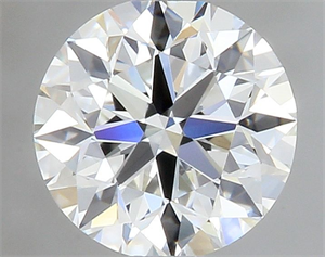 Picture of Natural Diamond 0.40 Carats, Round with Very Good Cut, H Color, SI1 Clarity and Certified by GIA