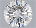 Natural Diamond 0.40 Carats, Round with Excellent Cut, J Color, VVS1 Clarity and Certified by GIA