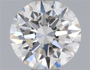 Picture of Natural Diamond 0.40 Carats, Round with Excellent Cut, J Color, VVS1 Clarity and Certified by GIA