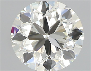 Picture of Natural Diamond 0.50 Carats, Round with Very Good Cut, I Color, VVS2 Clarity and Certified by IGI