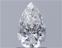 Natural Diamond 0.93 Carats, Pear with  Cut, F Color, SI2 Clarity and Certified by GIA