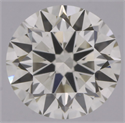 Natural Diamond 0.40 Carats, Round with Excellent Cut, J Color, SI2 Clarity and Certified by GIA