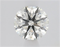 Natural Diamond 0.62 Carats, Round with Excellent Cut, J Color, VS1 Clarity and Certified by IGI