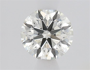 Picture of Natural Diamond 0.62 Carats, Round with Excellent Cut, J Color, VS1 Clarity and Certified by IGI