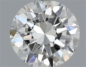 Picture of Natural Diamond 0.40 Carats, Round with Very Good Cut, H Color, VVS1 Clarity and Certified by GIA