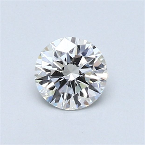 Picture of Natural Diamond 0.43 Carats, Round with Excellent Cut, F Color, VS1 Clarity and Certified by GIA