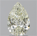 Natural Diamond 1.70 Carats, Pear with  Cut, K Color, VS1 Clarity and Certified by IGI