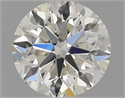 Natural Diamond 0.40 Carats, Round with Very Good Cut, J Color, SI1 Clarity and Certified by GIA