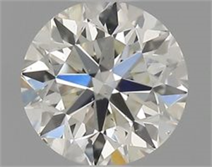 Picture of Natural Diamond 0.40 Carats, Round with Very Good Cut, J Color, SI1 Clarity and Certified by GIA