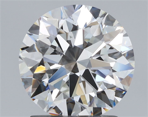 Picture of Natural Diamond 1.81 Carats, Round with Excellent Cut, G Color, VVS2 Clarity and Certified by GIA