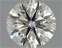 Natural Diamond 0.50 Carats, Round with Very Good Cut, I Color, VS2 Clarity and Certified by IGI