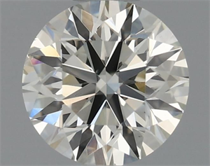 Picture of Natural Diamond 0.50 Carats, Round with Very Good Cut, I Color, VS2 Clarity and Certified by IGI