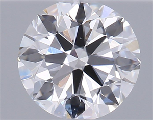 Picture of Natural Diamond 0.40 Carats, Round with Excellent Cut, F Color, SI1 Clarity and Certified by GIA