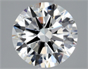 Natural Diamond 2.02 Carats, Round with Very Good Cut, H Color, VS2 Clarity and Certified by GIA