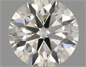 Natural Diamond 0.50 Carats, Round with Excellent Cut, H Color, SI2 Clarity and Certified by IGI