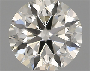 Picture of Natural Diamond 0.50 Carats, Round with Excellent Cut, H Color, SI2 Clarity and Certified by IGI