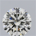 Natural Diamond 0.50 Carats, Round with Excellent Cut, K Color, VS2 Clarity and Certified by GIA