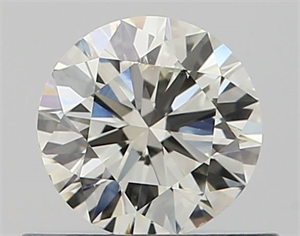 Picture of Natural Diamond 0.50 Carats, Round with Very Good Cut, J Color, VS2 Clarity and Certified by GIA