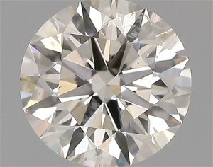 Picture of Natural Diamond 0.60 Carats, Round with Excellent Cut, J Color, I1 Clarity and Certified by GIA