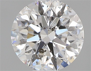 Picture of Natural Diamond 0.40 Carats, Round with Excellent Cut, E Color, SI2 Clarity and Certified by IGI