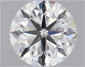 Natural Diamond 0.40 Carats, Round with Very Good Cut, G Color, SI1 Clarity and Certified by GIA