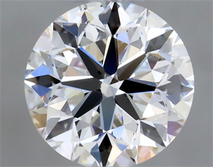 Picture of Natural Diamond 0.40 Carats, Round with Very Good Cut, H Color, VS2 Clarity and Certified by GIA