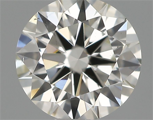 Picture of Natural Diamond 0.50 Carats, Round with Excellent Cut, I Color, VS2 Clarity and Certified by IGI