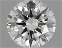 Natural Diamond 0.40 Carats, Round with Excellent Cut, K Color, VVS2 Clarity and Certified by GIA