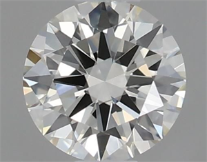 Picture of Natural Diamond 0.40 Carats, Round with Excellent Cut, K Color, VVS2 Clarity and Certified by GIA