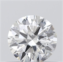 Natural Diamond 0.40 Carats, Round with Excellent Cut, D Color, SI2 Clarity and Certified by IGI