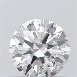 Picture of Natural Diamond 0.40 Carats, Round with Excellent Cut, D Color, SI2 Clarity and Certified by IGI