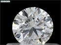 Natural Diamond 0.40 Carats, Round with Excellent Cut, H Color, I1 Clarity and Certified by GIA