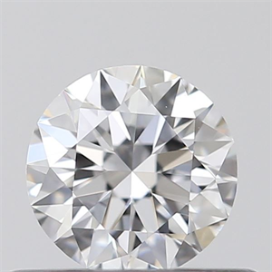 Picture of Natural Diamond 0.40 Carats, Round with Excellent Cut, D Color, VVS1 Clarity and Certified by GIA