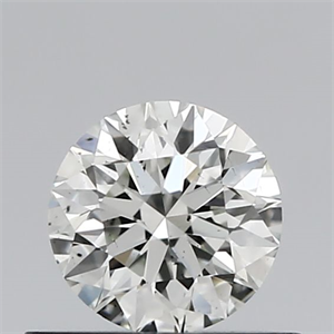 Picture of Natural Diamond 0.50 Carats, Round with Excellent Cut, H Color, SI1 Clarity and Certified by IGI