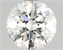 Natural Diamond 1.70 Carats, Round with Excellent Cut, H Color, VVS2 Clarity and Certified by GIA